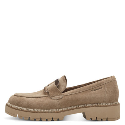 Beige Bibacier-loafers