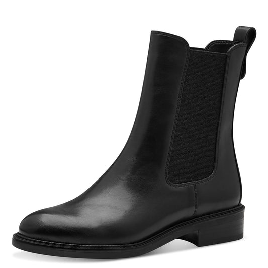 Article 25323 noir Boots femmes Marque Tamaris Nouvelle collection chaussures automne hiver 2024 Belgique Magasins Liège Grivegnée Ans Namur Eupen