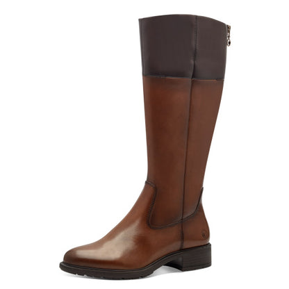 Bottes 25642 Camel Nouvelle collection automne hiver 2024 Marque Tamaris Chaussures femmes Magasin Jeanmart Grivegnée Ans Namur