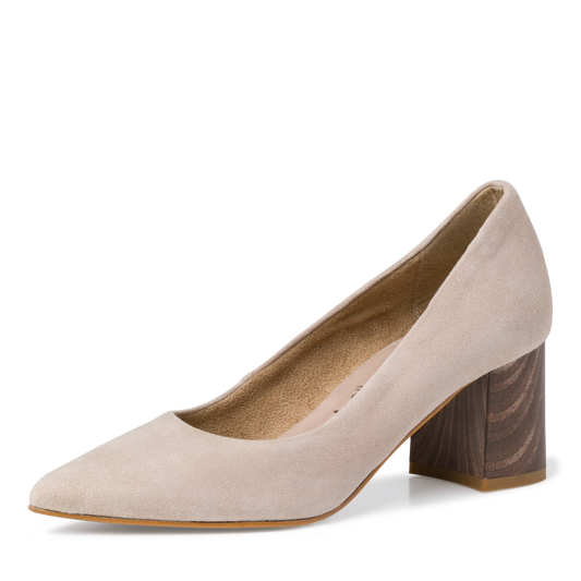 Beige Pampas Pumps